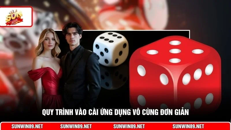 Quy trình vào cài ứng dụng vô cùng đơn giản