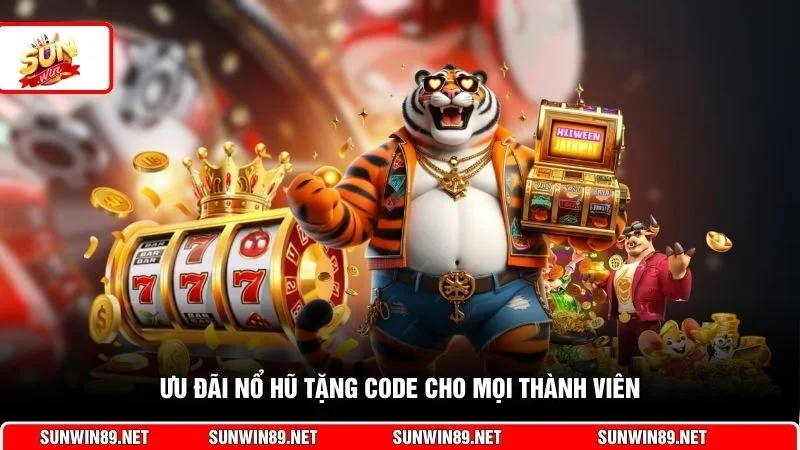 Ưu đãi nổ hũ tặng code cho mọi thành viên